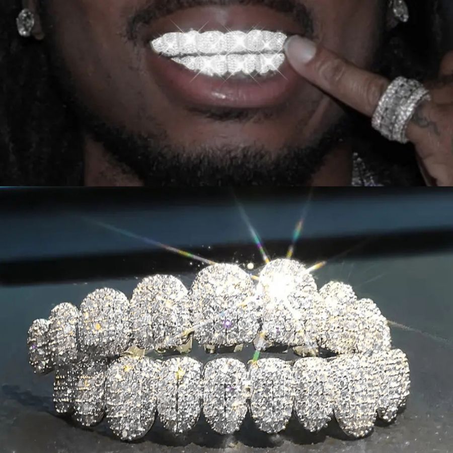 Mens Fashion Caps - RACHELZ Hip Hop 10/10 glacé CZ