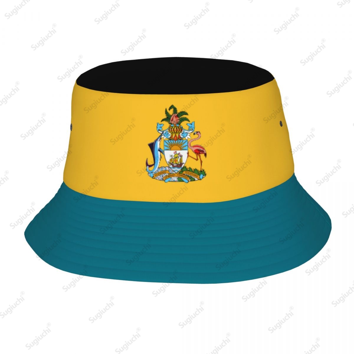 Mens Fashion Bucket Hat - Chapeau seau avec drapeau 3D des