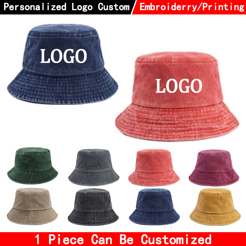 Mens Fashion Caps - Chapeau Bob en Jean Personnalisé avec