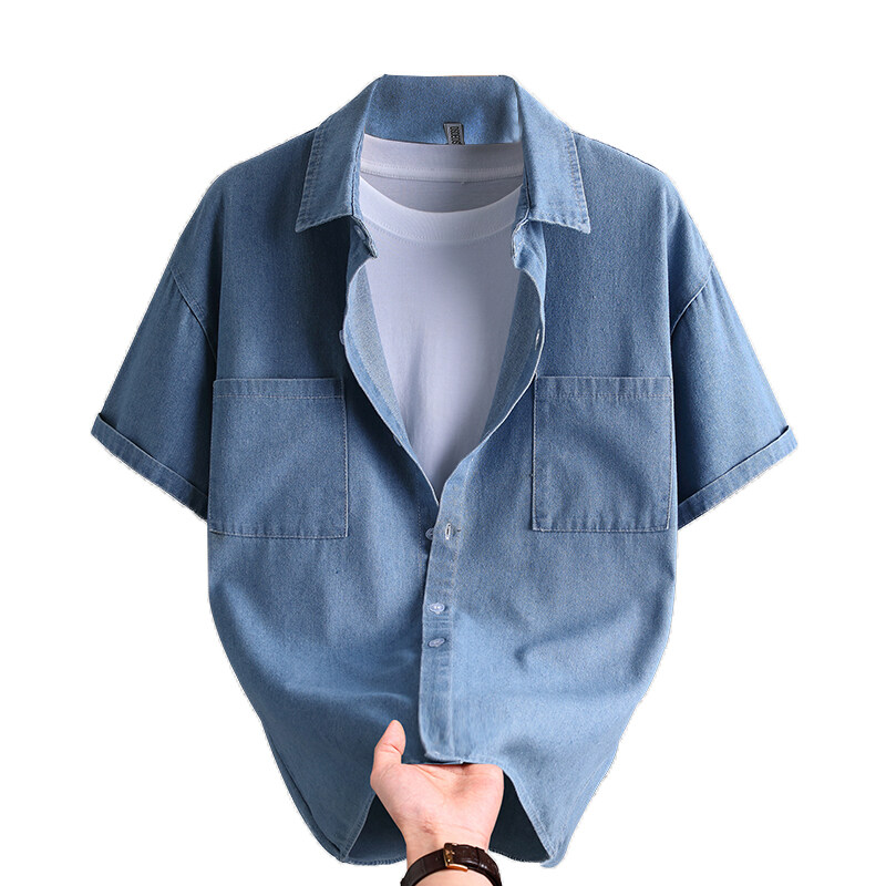 Mens Fashion Denim - Chemise en jean pour homme, mode