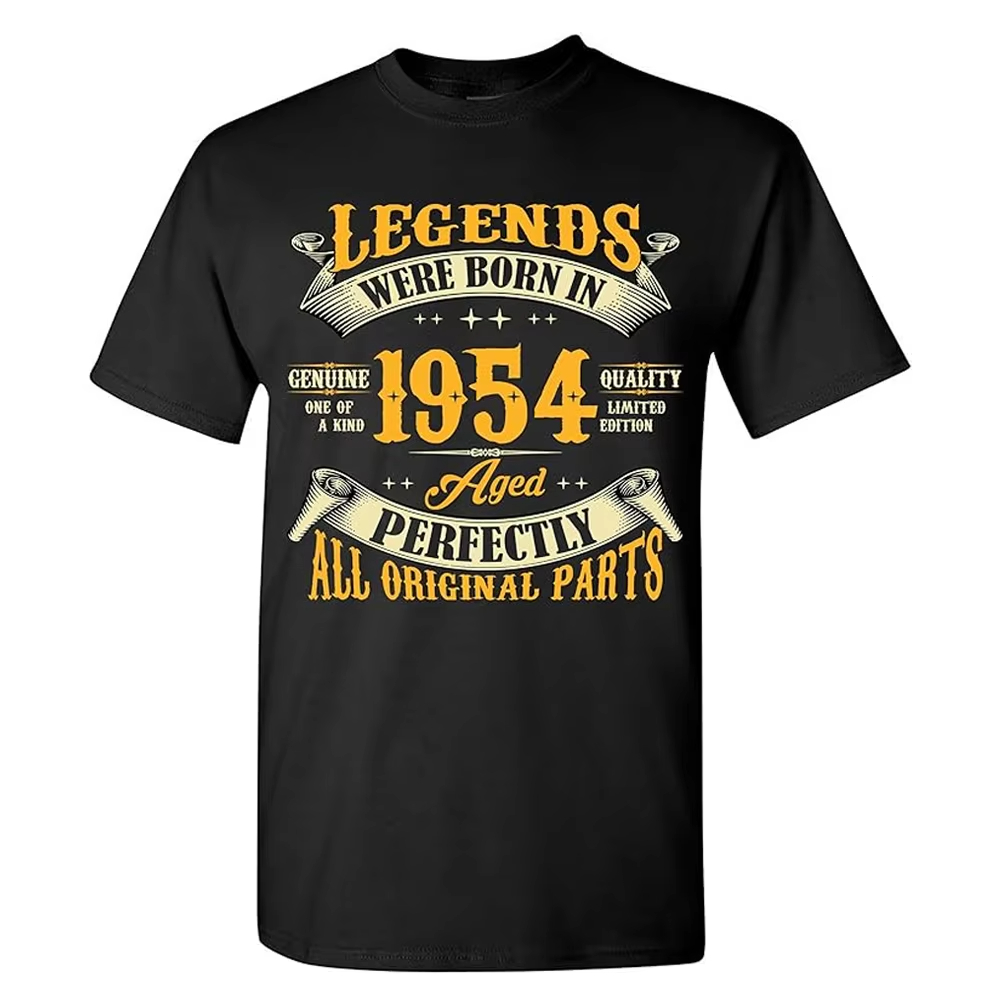 Men'S Fashion For 70 Year Old - T-shirt pour hommes, idéal pour un