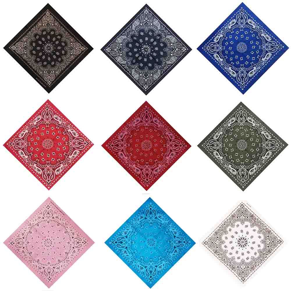 Men'S Fashion Head Scarf - Foulard en coton à motif paisley