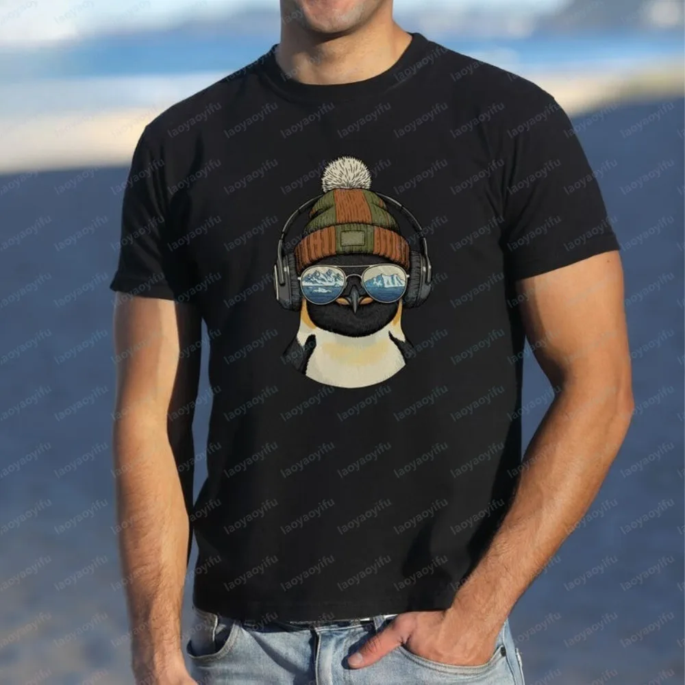 Mens Fashion Caps - Casquette tricotée avec motif de lunettes
