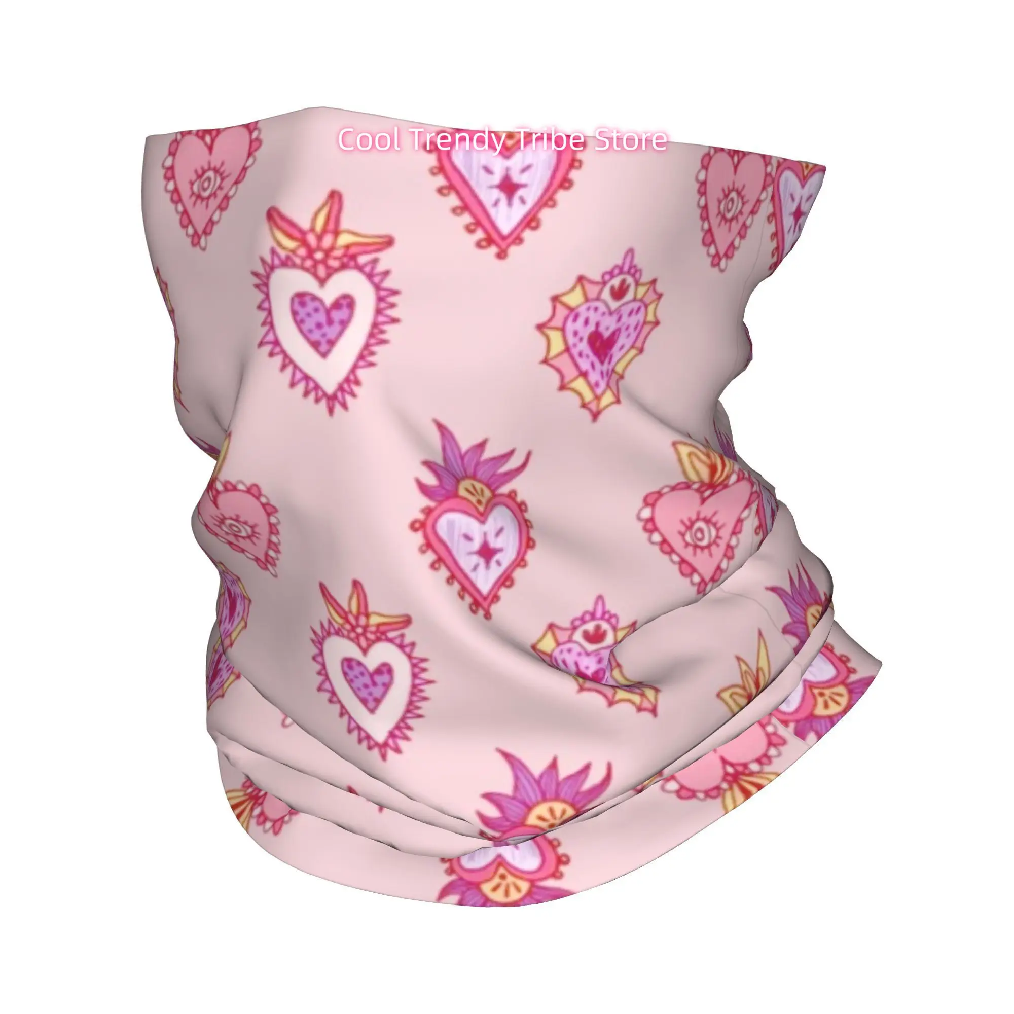 Men'S Fashion Head Scarf - Bandana foulard rose style folklorique romantique