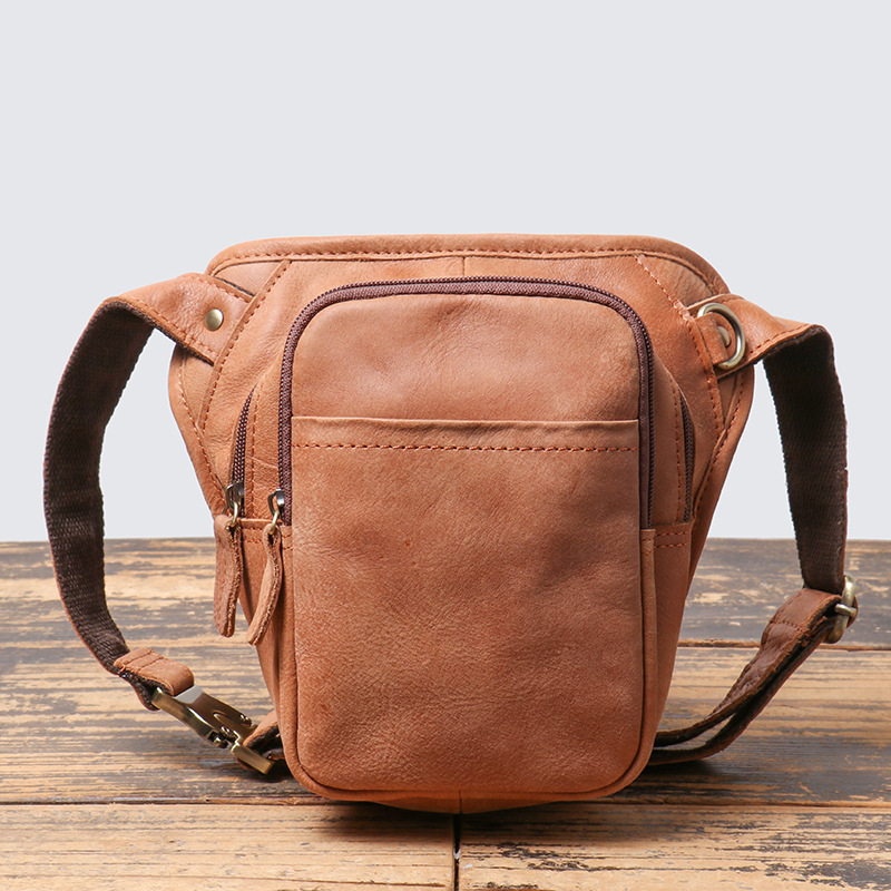Sac banane en cuir véritable p - Men'S Fashion Bag avis et prix