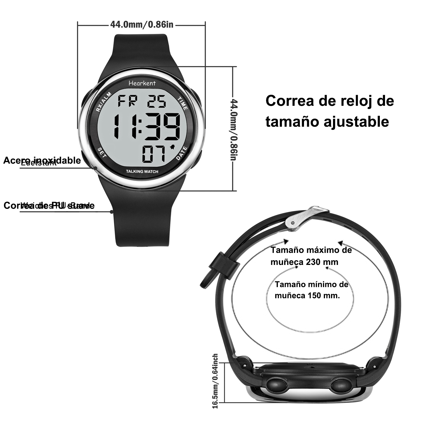 Hearkent espagnol parlant mont - Men'S Fashion For 70 Year Old avis et prix
