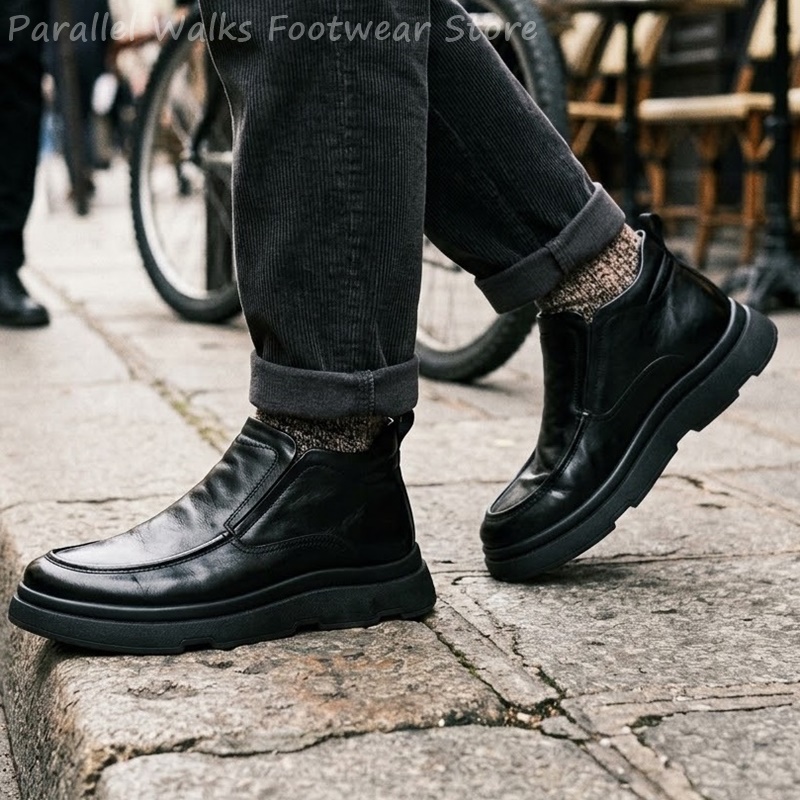Bottines Chelsea épaisses pour - Men Fashion Vintage avis et prix