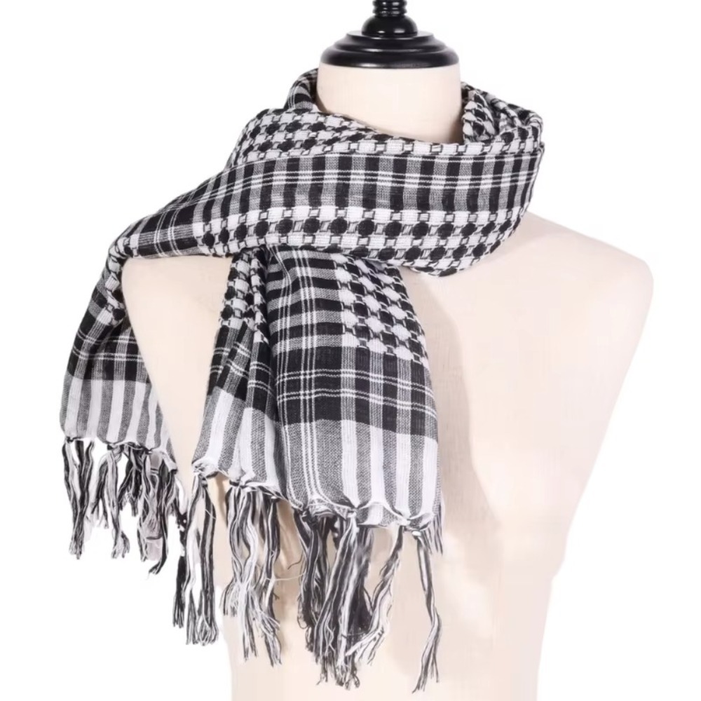 Grand foulard arabe Shemagh av - Men'S Fashion Head Scarf avis et prix