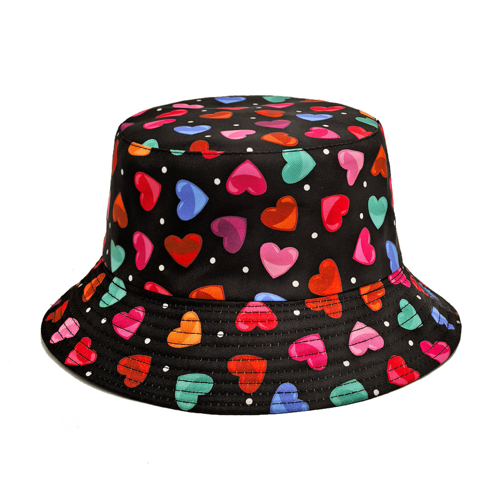 Chapeau Bob à Motif Cœur pour  - Mens Fashion Bucket Hat avis et prix