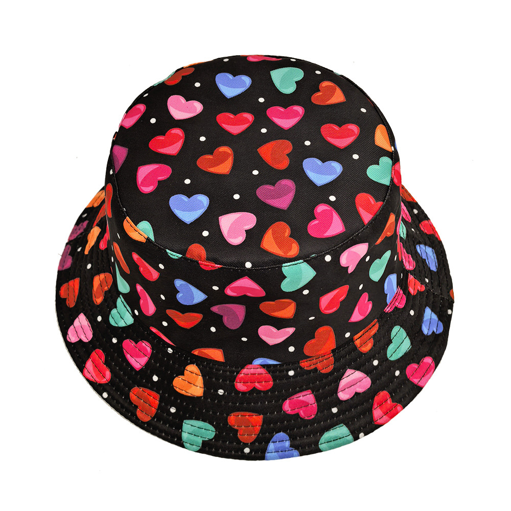 Chapeau Bob à Motif Cœur pour  - Mens Fashion Bucket Hat avis et prix