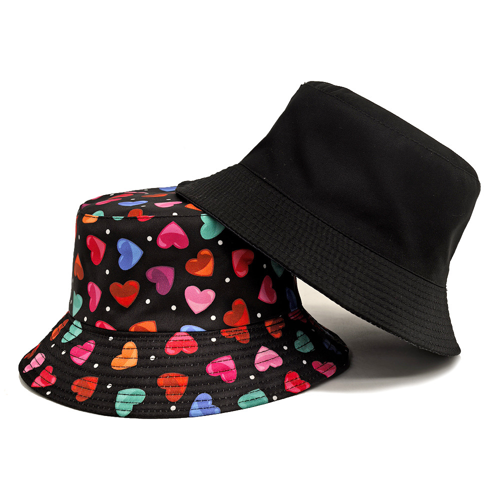 Chapeau Bob à Motif Cœur pour  - Mens Fashion Bucket Hat avis et prix