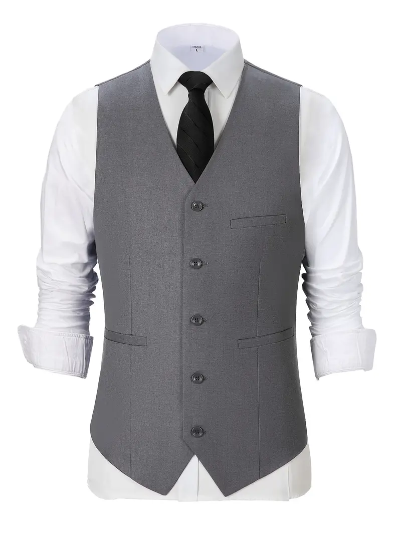 Gilet de costume classique pou - Formal Waistcoat Vest avis et prix