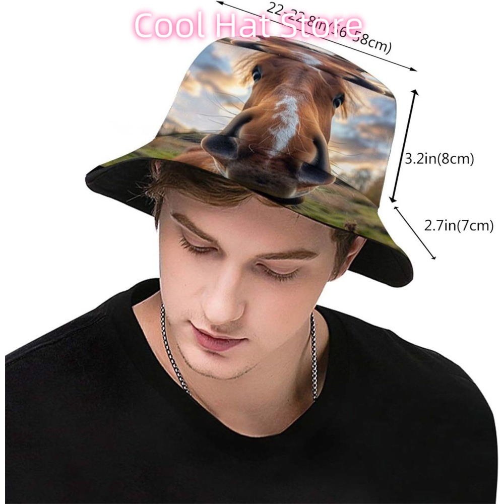 Cheval 6 cheval de course seau - Mens Fashion Bucket Hat avis et prix