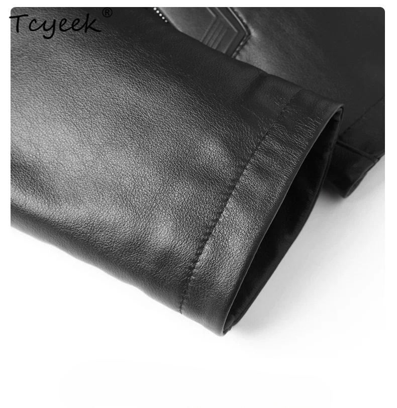 Manteau en fourrure de vison b - Men'S Fashion Leather Jacket avis et prix