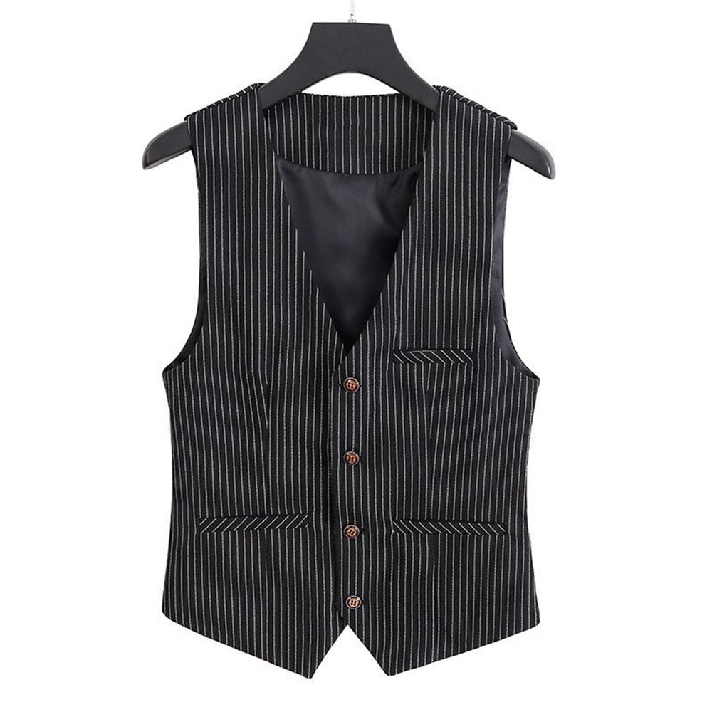 Gilet d'affaires à rayures pou - Formal Waistcoat Vest avis et prix