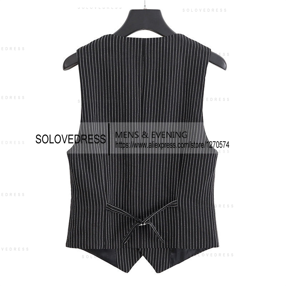 Gilet d'affaires à rayures pou - Formal Waistcoat Vest avis et prix