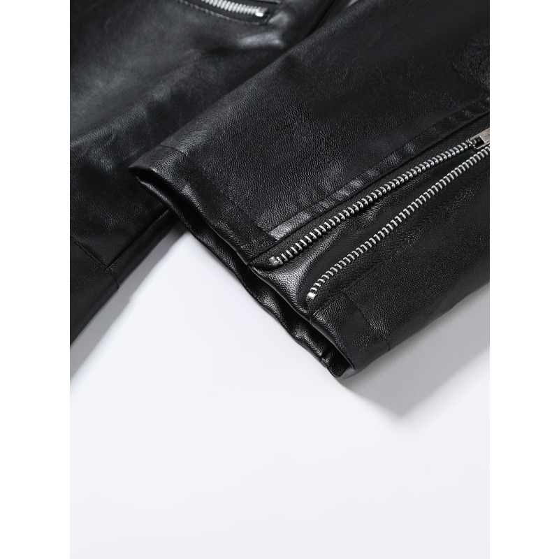 Nouvelle veste en cuir pour ho - Men'S Fashion Leather Jacket avis et prix