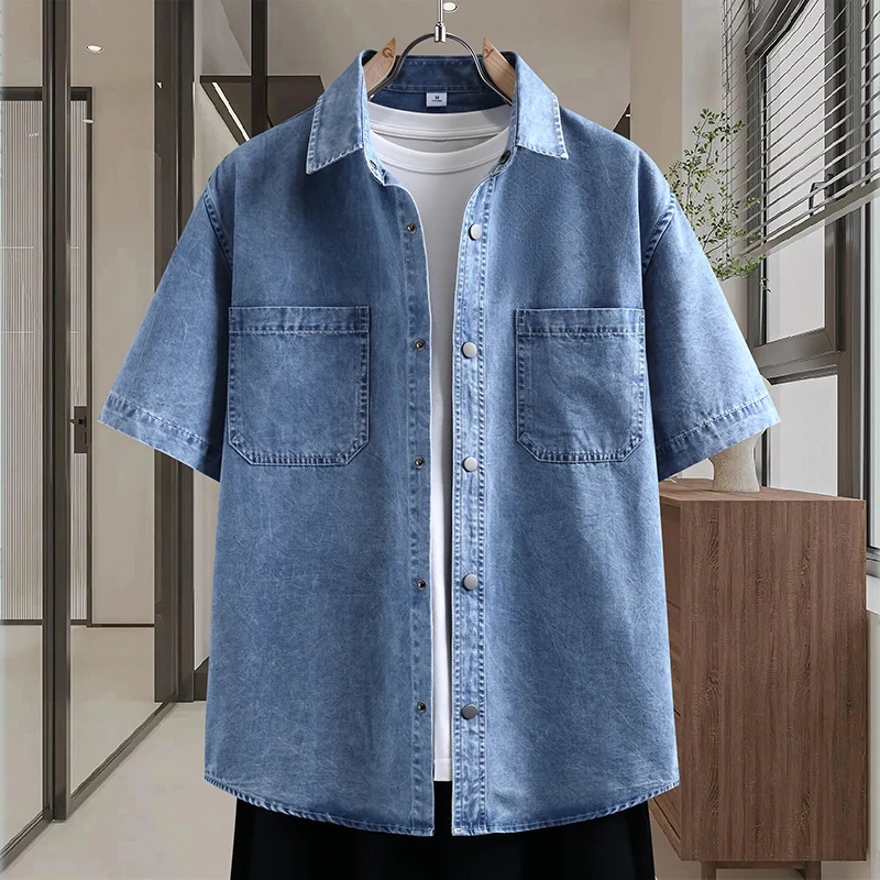 Chemise en jean fine pour homm - Mens Fashion Denim avis et prix