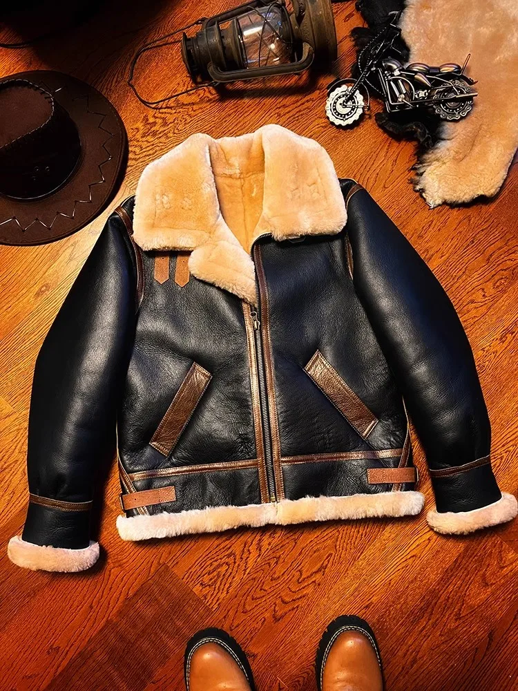 LNY-Qualité supérieure Veste c - Men'S Fashion Leather Jacket avis et prix