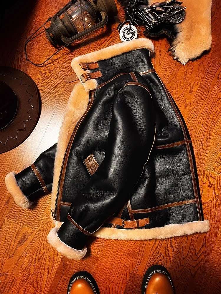 LNY-Qualité supérieure Veste c - Men'S Fashion Leather Jacket avis et prix