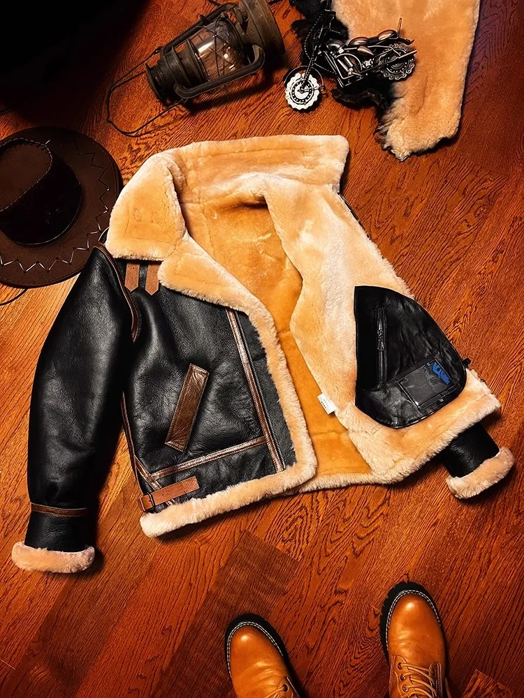 LNY-Qualité supérieure Veste c - Men'S Fashion Leather Jacket avis et prix