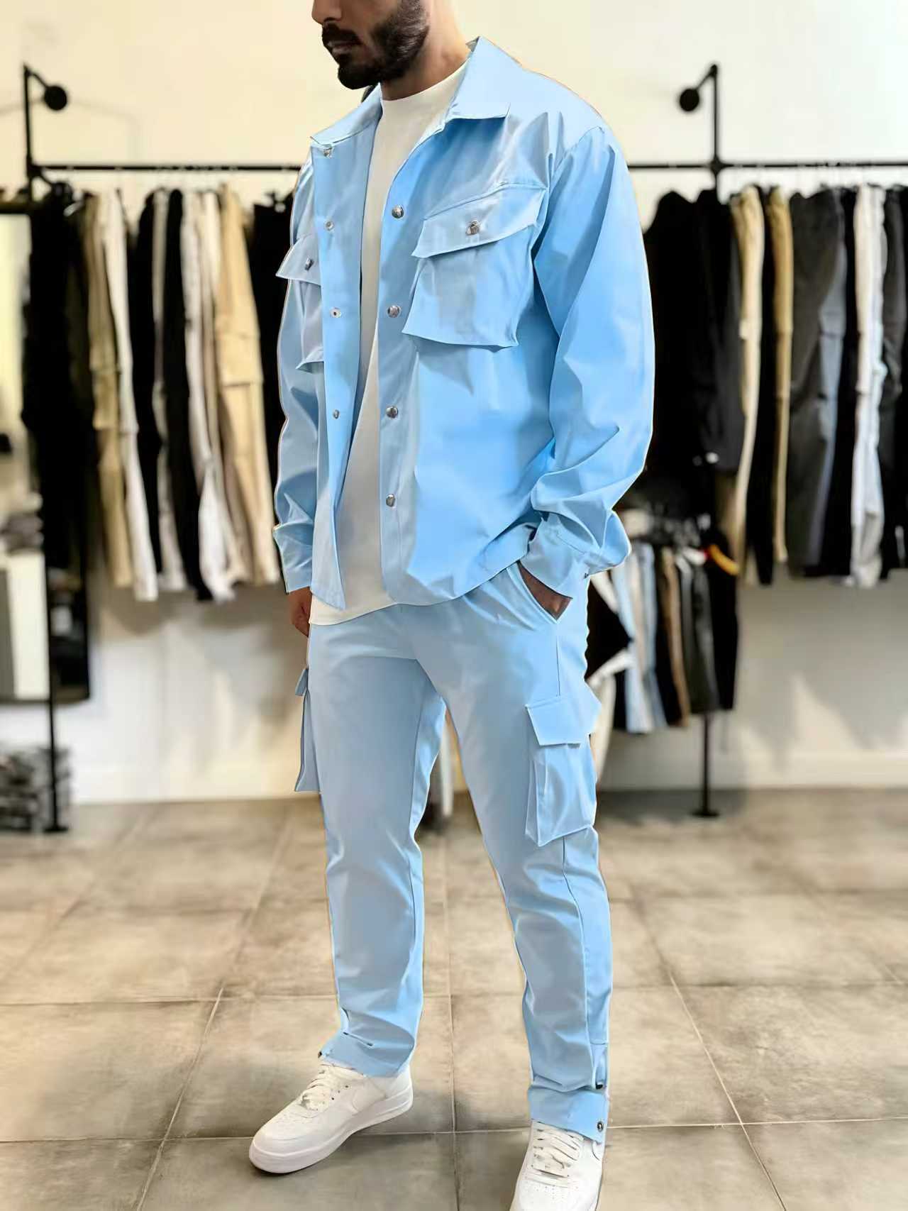 Ensemble veste et pantalon pou - Mens Fashion Workwear avis et prix