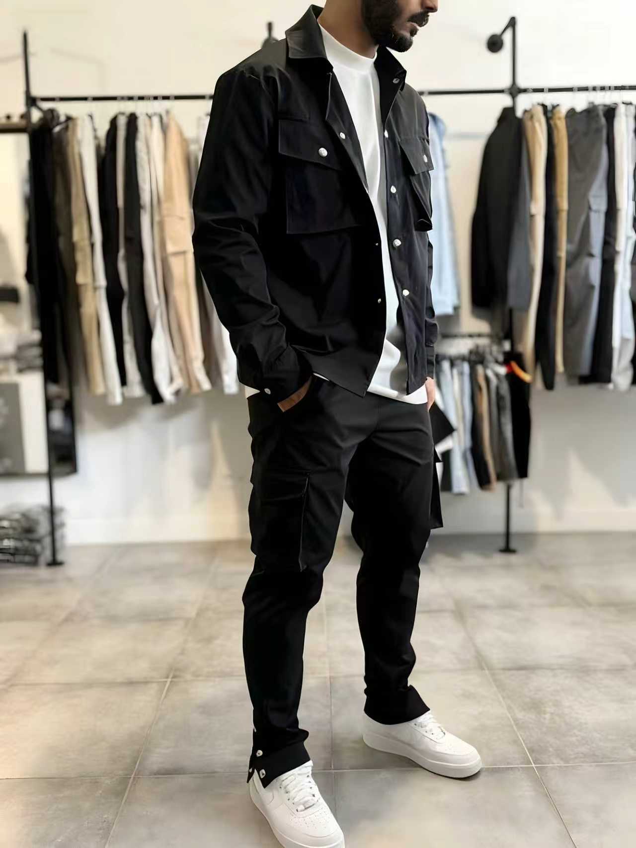 Ensemble veste et pantalon pou - Mens Fashion Workwear avis et prix