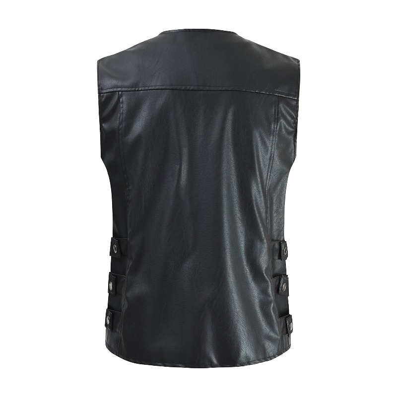 Veste décontractée pour homme  - Men'S Fashion Leather Jacket avis et prix