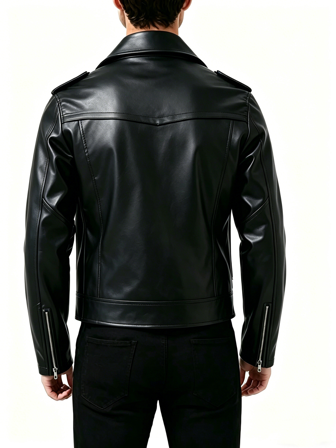 Veste décontractée pour hommes - Men'S Fashion Leather Jacket avis et prix