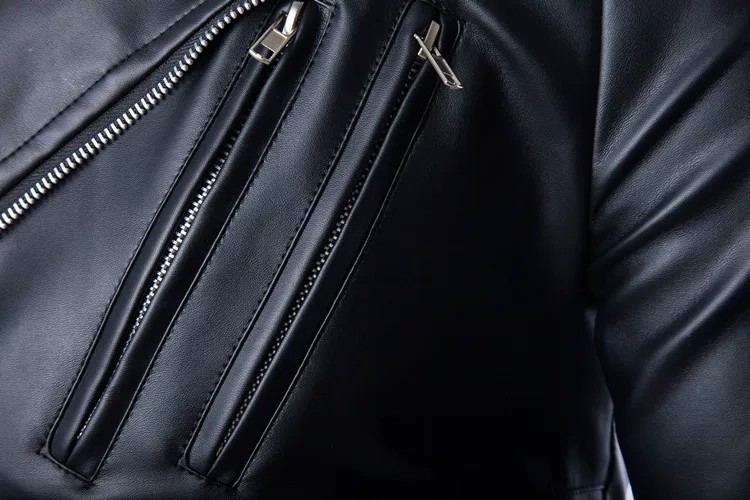 Veste décontractée pour hommes - Men'S Fashion Leather Jacket avis et prix