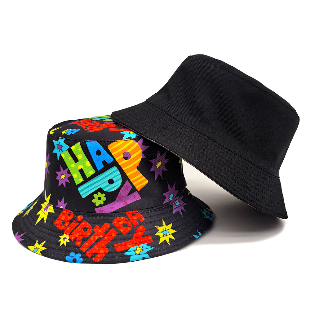 Chapeaux Bob Imprimés Lettres  - Mens Fashion Bucket Hat avis et prix