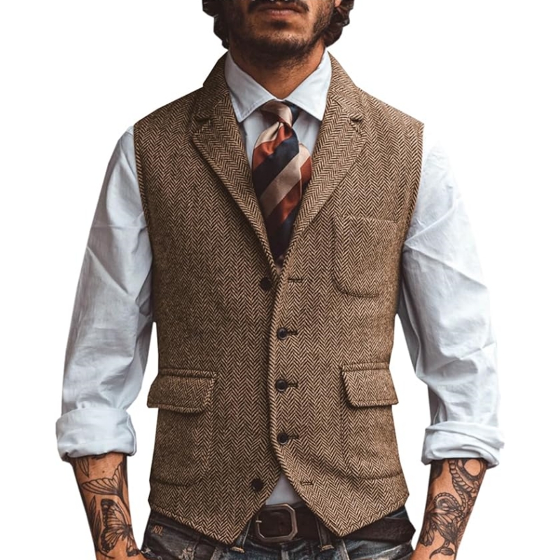 Nouveau gilet de costume pour  - Formal Waistcoat Vest avis et prix