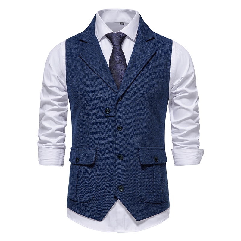 Hommes costume gilet chevrons  - Formal Waistcoat Vest avis et prix