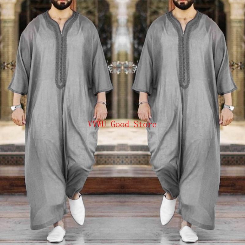 Hommes Islamic Arabe Kaftan Mu - Dubai Men'S Fashion avis et prix