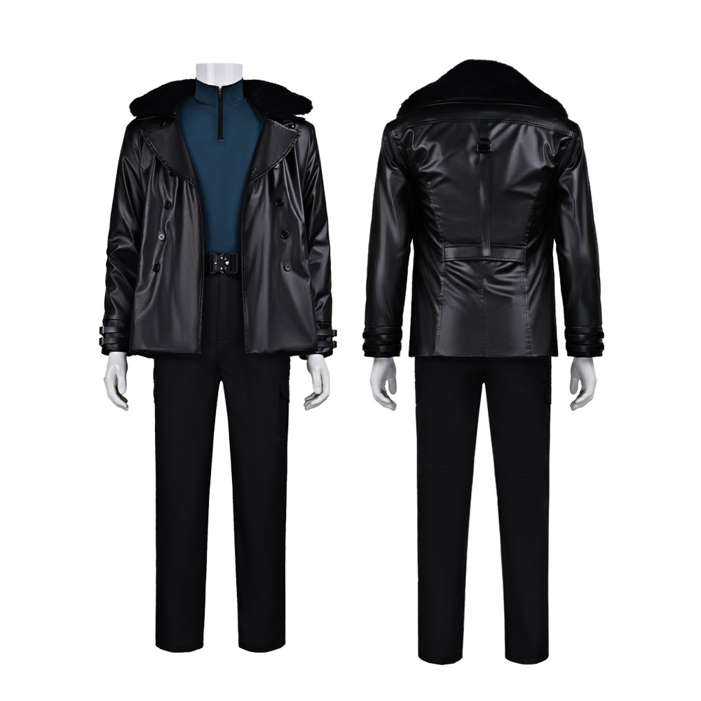 Costume de cosplay Leon Kenned - Men'S Fashion Leather Jacket avis et prix