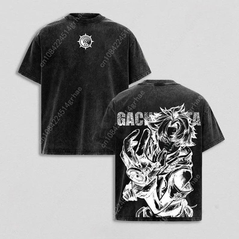 T-shirt vintage Gachiakuta Ani - Men'S Fashion Oversized T Shirt avis et prix
