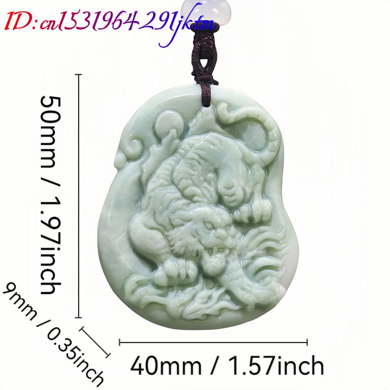 Collier pendentif tigre vert n - Men Fashion Vintage avis et prix