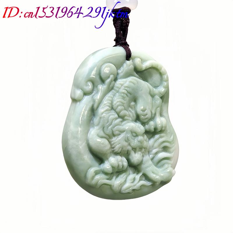 Collier pendentif tigre vert n - Men Fashion Vintage avis et prix