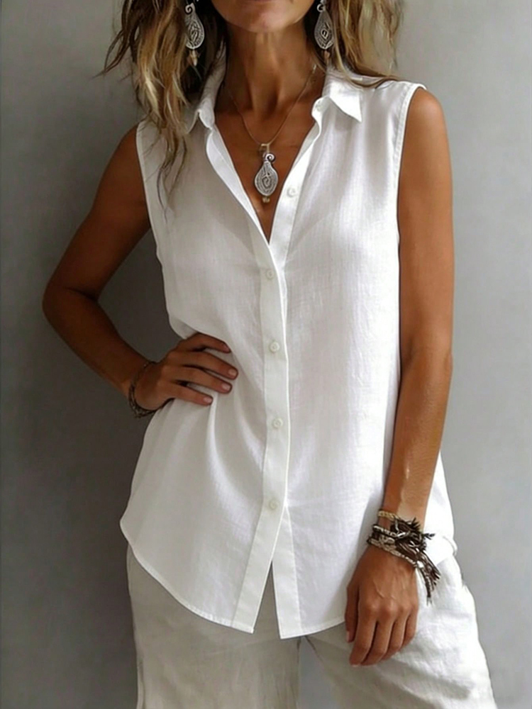 Chemise sans manches élégante  - Men'S Fashion For 70 Year Old avis et prix